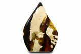Polished Indonesian Blue Amber Flame #338004-1
